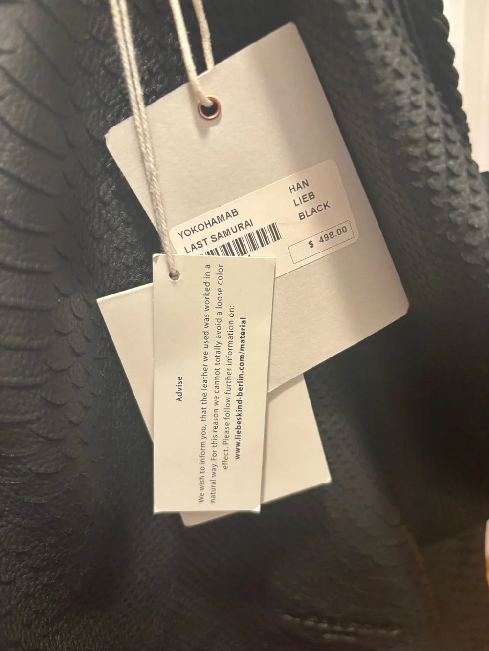 LIBESKIND NWT Leather Hobo Bag and matching Wallet!